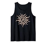 Om Símbolo Aum Ohm Mandala hindú Yoga Meditación Namaste Camiseta sin Mangas