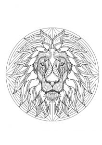 mandala león