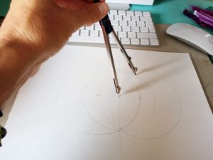 Cómo Dibujar rueda de color paso 3