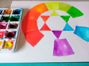 Pintar rueda de color paso 3